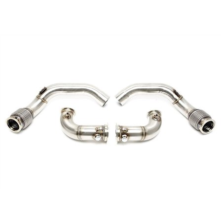 Downpipe sin catalizador con tubo flexible para BMW Serie 5 M5 Tipo F90, Serie 8 M8 Tipo F91/F92/F93 - Código de motor S63M