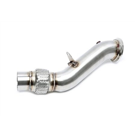Downpipe sin catalizador con tubo flexible para BMW Serie 1 F20/F21, Serie 2 F22/F23, Serie 3 F30/F31/F34, Serie 4 F32/F33/F36,S