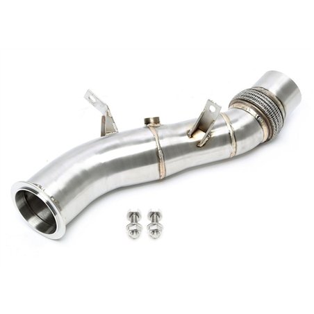 Downpipe sin catalizador con tubo flexible para BMW Serie 5 F10/11/07, X5 E70, X6 E71 - 535i/Xi - Código de motor N55