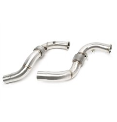 Downpipe sin catalizador con tubo flexible para BMW Serie 5 F10, Serie 6 F06 - 550i/650i - Código de motor N63