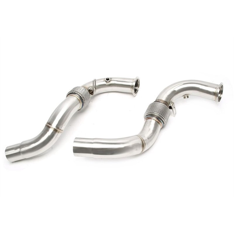 Downpipe sin catalizador con tubo flexible para BMW Serie 5 F10, Serie 6 F06 - 550i/650i - Código de motor N63