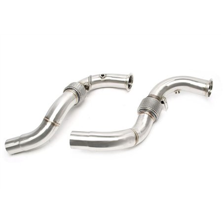 Downpipe sin catalizador con tubo flexible para BMW Serie 5 F10, Serie 6 F06 - 550i/650i - Código de motor N63