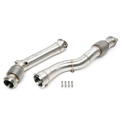Downpipe sin catalizador con tubo flexible para BMW X3er M modelos Tipo F97, X4er M modelos Tipo F98 - Código de motor S58
