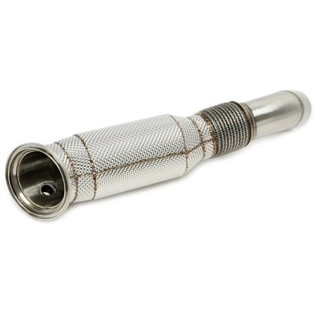 Downpipe con pantalla térmica y catalizador para BMW Serie 1 F20/F21, Serie 2 F22/F23, Serie 3 F30/F3/F34, Serie 4 F32/F33/F36, 
