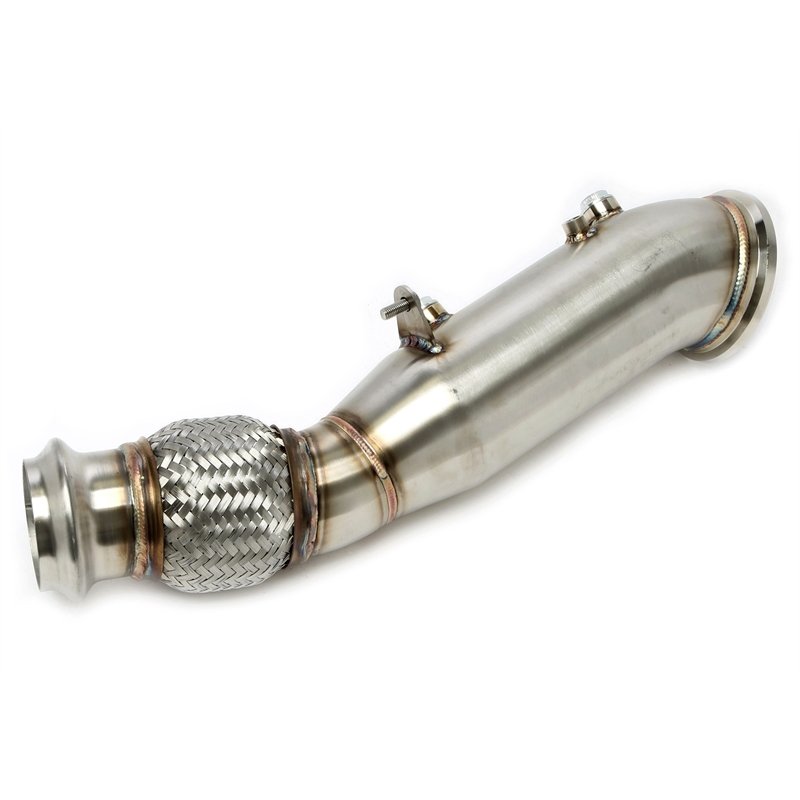 Downpipe sin catalizador con tubo flexible para BMW Serie 1 F20/F21, Serie 2 F22/F23, Serie 3 F30/F31/F34, Serie 4 F32/F33/F36,S