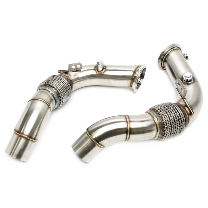 Downpipe sin catalizador con tubo flexible para BMW Serie 5 M5 Tipo F10, Serie 6 M6 Tipo F12/F13/F06 - Código de motor S63 B44