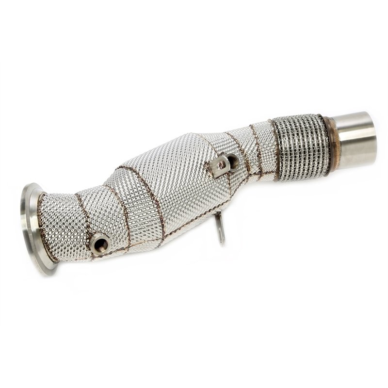 Downpipe con pantalla térmica y catalizador para BMW Serie 1 Tipo F20, F21, Serie 2 Tipo F22, F23, Serie 3 Tipo F30, F31, F34, G