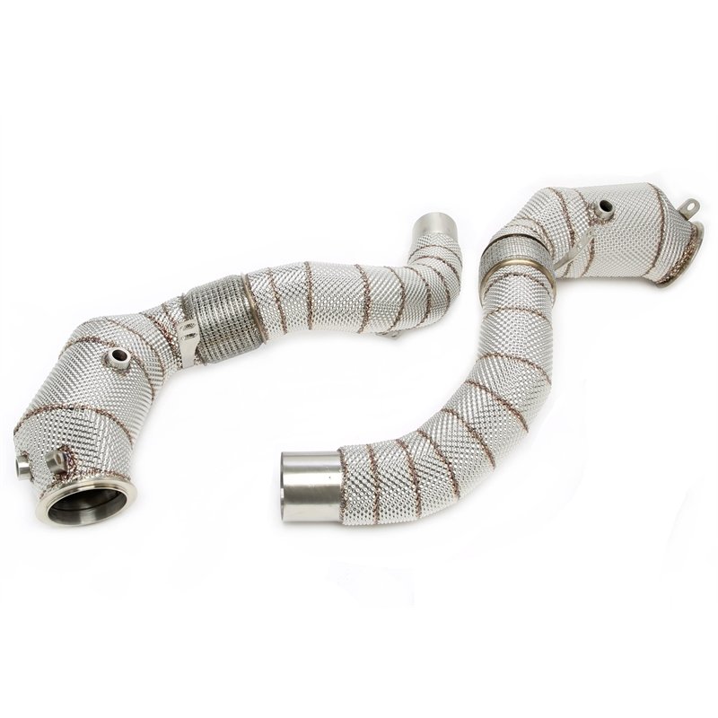 Downpipe con pantalla térmica y catalizador para BMW Serie 5 Tipo G30,G30N, Serie 7 Tipo G11N/G12N, Serie 8 Tipo G14/G15/G16, X5