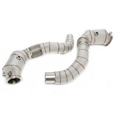 Downpipe con pantalla térmica y catalizador para BMW Serie 5 Tipo G30,G30N, Serie 7 Tipo G11N/G12N, Serie 8 Tipo G14/G15/G16, X5