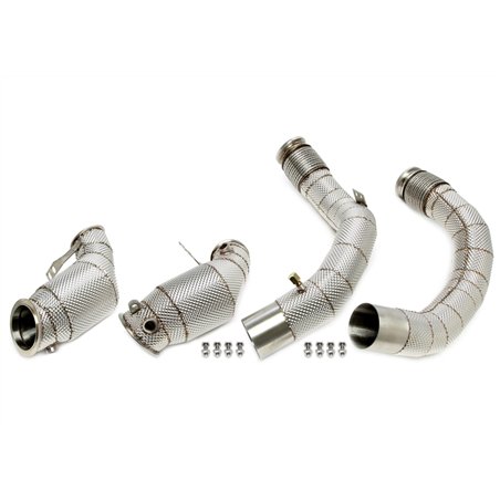 Downpipe con pantalla térmica y catalizador para X5 M Tipo F95, X6 M Tipo F96 a partir de BJ 2020-2022 - Código de motor S63