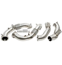Downpipe sin catalizador con tubo flexible+filtro de partículas de gasolina (OPF) para BMW Serie 5 (G30), Serie 8 (G14, G15, G16