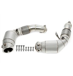 Downpipe con catalizador y pantalla térmica compatible BMW Serie 7 (G70), X5/X6/X7 Serie (G05, G06, G07)
