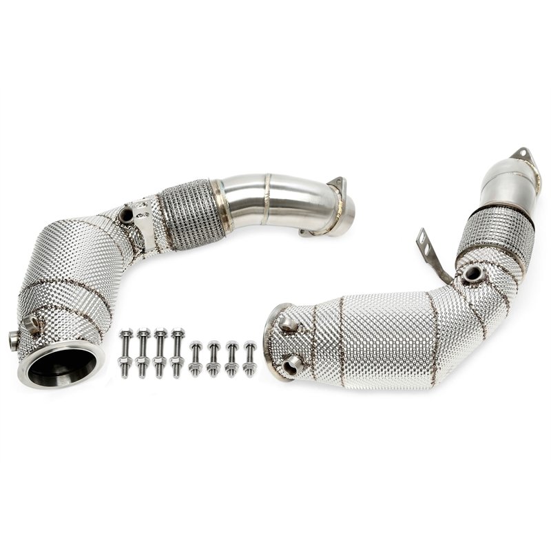 Downpipe con catalizador y pantalla térmica compatible BMW Serie 7 (G70), X5/X6/X7 Serie (G05, G06, G07)