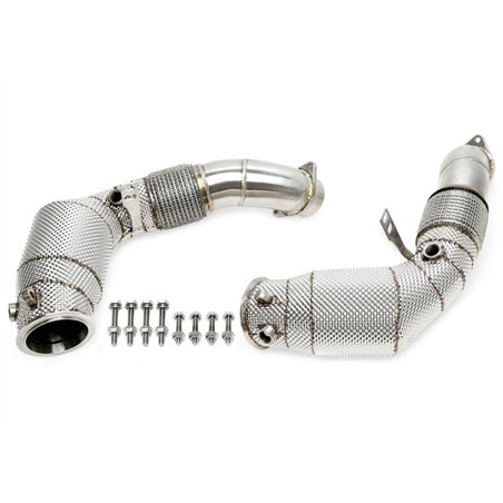 Downpipe con catalizador y pantalla térmica compatible BMW Serie 7 (G70), X5/X6/X7 Serie (G05, G06, G07)
