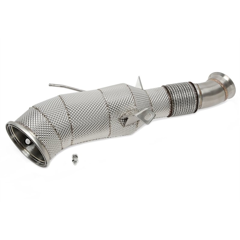 Downpipe con catalizador y pantalla térmica + filtro de partículas de gasolina (OPF) para BMW X5/X6/X7 Serie (G05, G06, G07)
