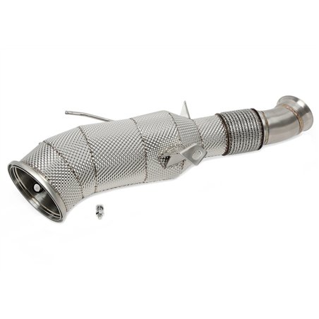 Downpipe con catalizador y pantalla térmica + filtro de partículas de gasolina (OPF) para BMW X5/X6/X7 Serie (G05, G06, G07)