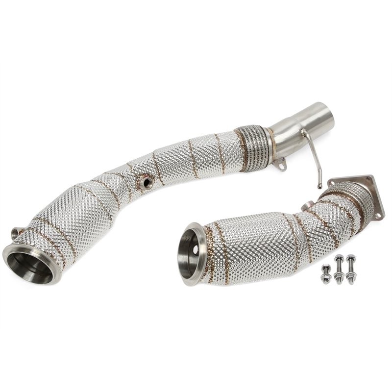 Downpipe con catalizador y pantalla térmica + filtro de partículas de gasolina (OPF) para BMW 3 Serie M3 LCI (F80), Serie 4 M4 L