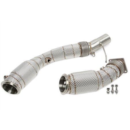 Downpipe con catalizador y pantalla térmica + filtro de partículas de gasolina (OPF) para BMW 3 Serie M3 LCI (F80), Serie 4 M4 L