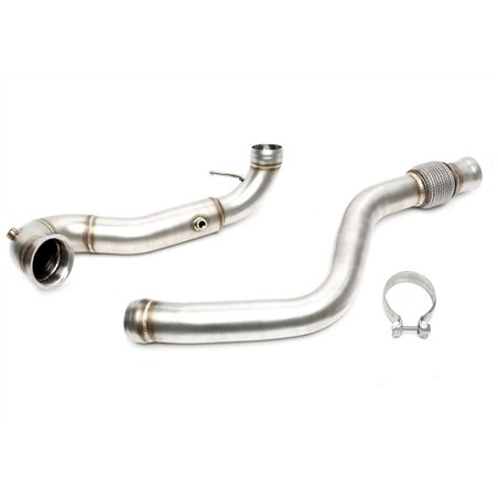 Downpipe sin catalizador con tubo flexible para Mercedes Benz Clase CLA Coupe C117, CLA Shooting Brake X117, C45 AMG