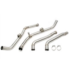 Downpipe besteht aus Vorder y tubo central para Mercedes Benz Clase E E63 AMG W212, S212 - M157 motores