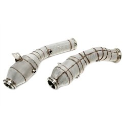 Downpipe con pantalla térmica y catalizador para Mercedes-Benz Clase C W205, Clase E W212, W213 - Código de motor M276