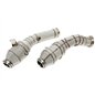 Downpipe con pantalla térmica y catalizador para Mercedes-Benz Clase C W205, Clase E W212, W213 - Código de motor M276