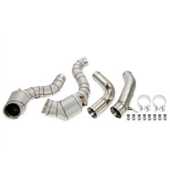 Downpipe con pantalla térmica y catalizador para Mercedes-Benz Clase E AMG E63, E63S (W213, S213) - Código de motor M177