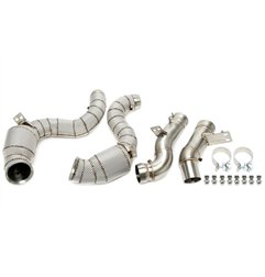 Downpipe con pantalla térmica y catalizador + filtro de partículas de gasolina (OPF) compatible Mercedes Benz GLE Klasse AMG 63/