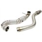 Downpipe con pantalla térmica y catalizador para Mercedes Benz Clase CLA Coupe C117, CLA Shooting Brake X117, C45 AMG - Código d