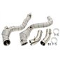 Downpipe con pantalla térmica y catalizador para Mercedes Benz Clase GLC C63 AMG X253, GLC Coupe C253 - Código de motor M177