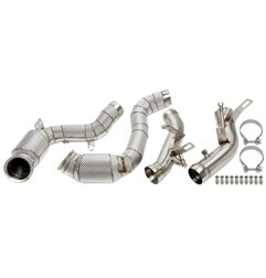 Downpipe con catalizador con pantalla térmica y filtro de partículas de gasolina (OPF) para Mercedes-Benz Clase E AMG E63, E63S