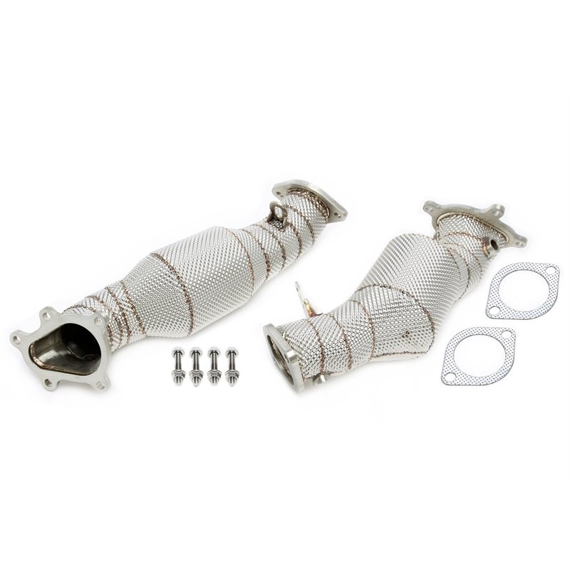 Downpipe con pantalla térmica y catalizador para Nissan Skyline / GT-R R35
