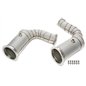 Downpipe con catalizador+pantalla térmica para Porsche Cayenne Turbo Tipo 9YA