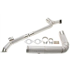 Downpipe con Hitzeschutz sin catalizador de 3 piezas para Porsche 718 Boxster/718 Cayman 2.0/2.5l Tipo 982