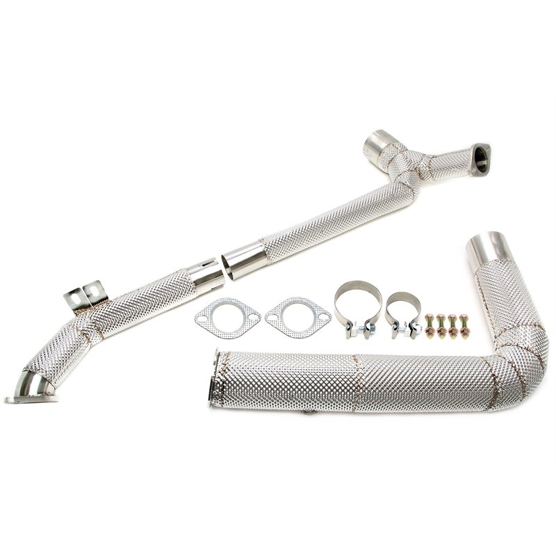 Downpipe con Hitzeschutz sin catalizador de 3 piezas para Porsche 718 Boxster/718 Cayman 2.0/2.5l Tipo 982