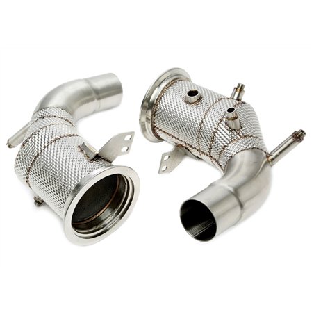 Downpipe con pantalla térmica y catalizador para Porsche 911 Carrera 3.0l Biturbo (DFI) Tipo 992