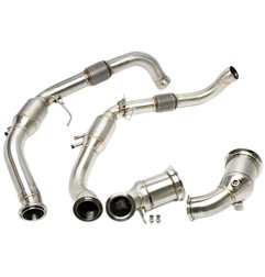 Downpipe sin catalizador+ tubo de conexión sin catalizador para Porsche Panamera 4/4S 2.9T con filtro de partículas de gasolina