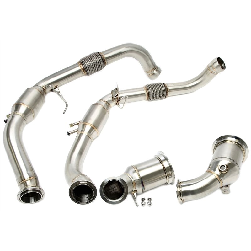 Downpipe sin catalizador+ tubo de conexión sin catalizador para Porsche Panamera 4/4S 2.9T con filtro de partículas de gasolina 