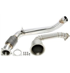 Downpipe con pantalla térmica y catalizador / Vorkatersatzrohr+Downpipe / Hauptkatersatzrohr para Porsche Panamera /4 3.0T Tipo