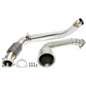 Downpipe with heat shield and catalyst / pre-catalyst replacement pipe+Downpipe Downpipe with heat shield and catalyst / pre-catalyst replacement pipe+Downpipe