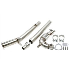 Downpipe con tubo flexible para Audi A3 (8P) / Skoda Octavia (1Z), Superb (3T) / VW Golf VI (1K), Jetta (1KM), Scirocco III (13)