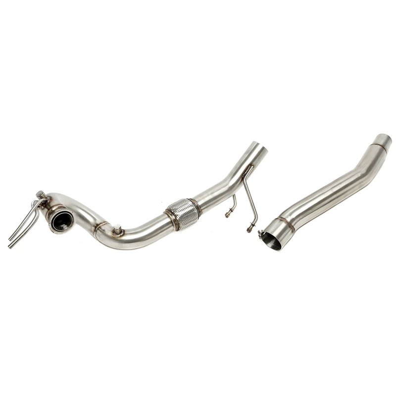 Downpipe con tubo flexible para Audi A3 (8P) / Seat Altea (5P),Leon (1P), Toledo (5P) / Skoda Octavia (1Z), Superb (3T) / VW Cad