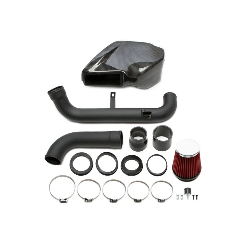 Carbon Air Intake compatible con Audi A3 (8P)/ TT (8J)/ Seat Leon (1P)/ Skoda Octavia (1Z)/ VW Golf V+VI (1K)/ Jetta III (1KM)/ 