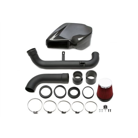 Carbon Air Intake compatible con Audi A3 (8P)/ TT (8J)/ Seat Leon (1P)/ Skoda Octavia (1Z)/ VW Golf V+VI (1K)/ Jetta III (1KM)/