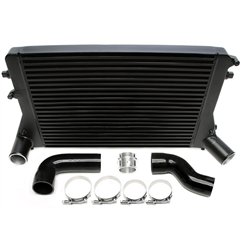  Kit de Intercooler negro compatible con Audi A3/S3 (8P) / TT (8J) / Seat Leon (1P)/ Skoda Octavia (1Z), Superb (3T) / Golf V+VI