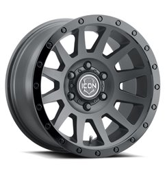 Llanta ICON Compression 18x9 6x5.5 ET25 6" BS buje 95.1 mm Double Black - 2018909060DB