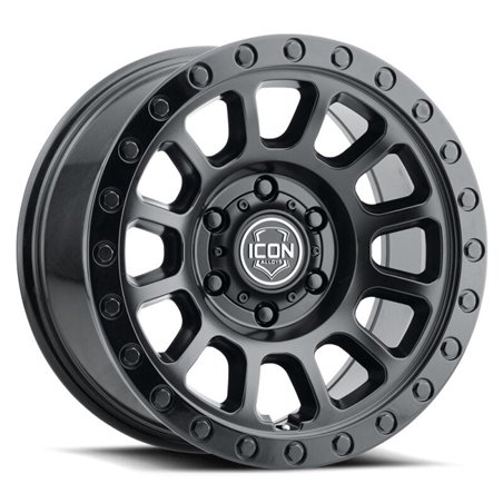 Llanta ICON Hulse 17x8.5 6x5.5 ET25 5.75" BS Double Black - 8017859057DB
