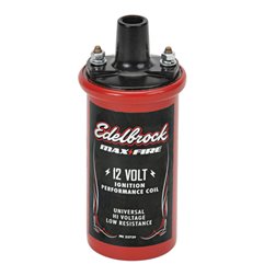 Bobina de encendido Edelbrock 12V tipo bote 1.4 ohm resistencia primaria - 22739