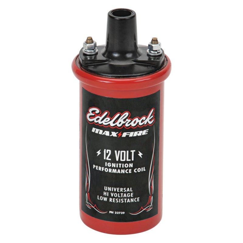 Bobina de encendido Edelbrock 12V tipo bote 1.4 ohm resistencia primaria - 22739 Bobina de encendido Edelbrock 12V tipo bote 1.4 ohm resistencia primaria - 22739