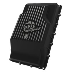 Cárter de transmisión trasero aFe Pro Series Ford F-150 10R60/10R80 2017-2024 - Negro con aletas mecanizadas - 46-71330B